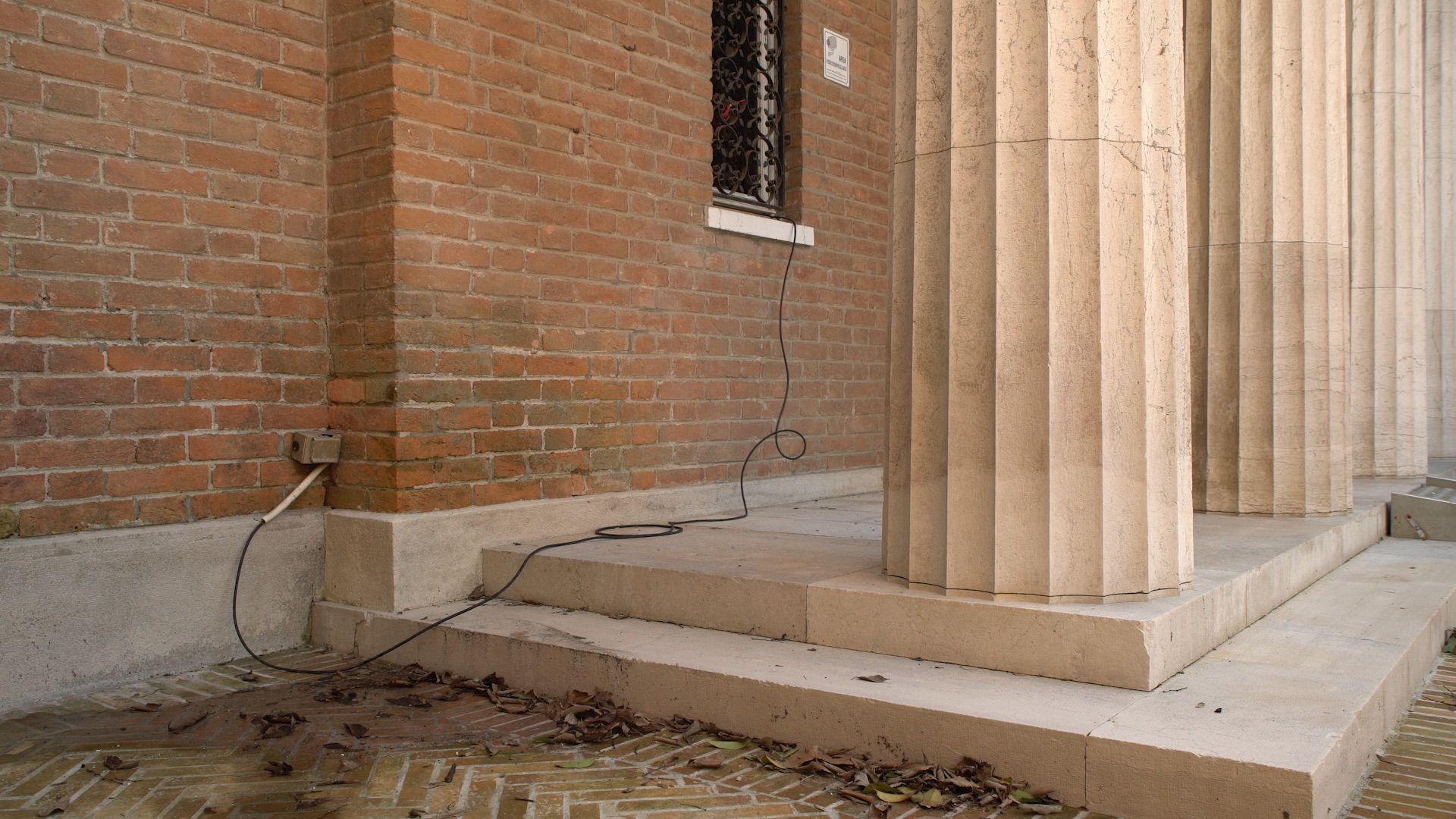 Dark Fiber, 2018: Dark Fiber (video still), 2018, The 16th Venice Architecture Biennial, Venice, IT. Marissa Lee Benedict and David Rueter