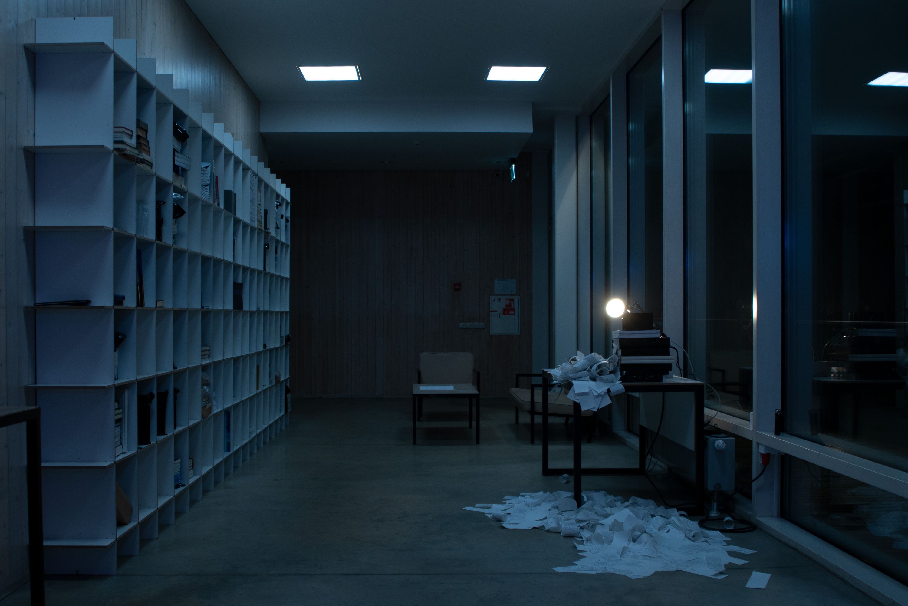 Metrica, 2023: Installation documentation. Marissa Lee Benedict and David Rueter